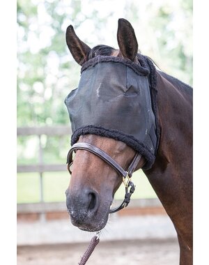 Harry's Horse Fly mask with fur binding