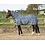 Harry's Horse Flysheet mesh with neck and surcingles, zebra medival blue