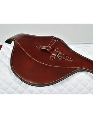 LJ Leathers Singel leder buiklap licht bruin