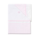 My First Collection 9904652 Donsovertrek park/wieg 80X80 Pretty Pink Streep