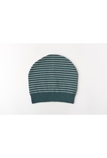 Mundo Melocoton Hat Organic Knitwear Stripes La Linea Teal