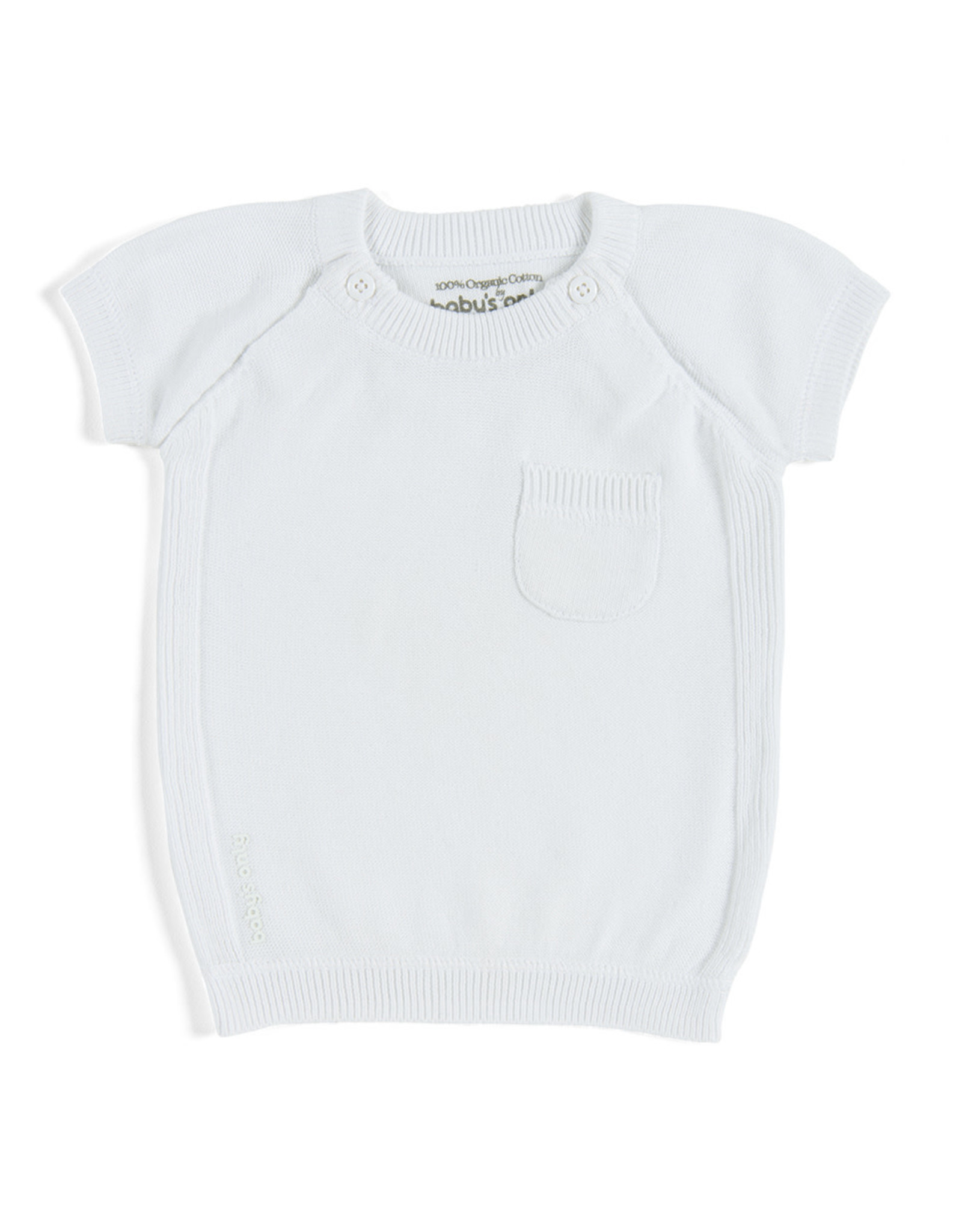 Babys Only Tshirt KM Knitted White