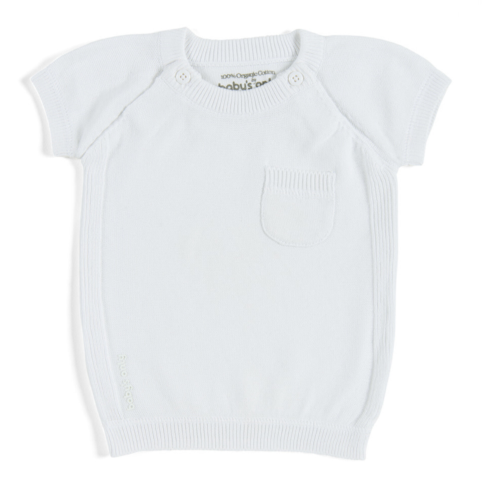 Babys Only Tshirt KM Knitted White
