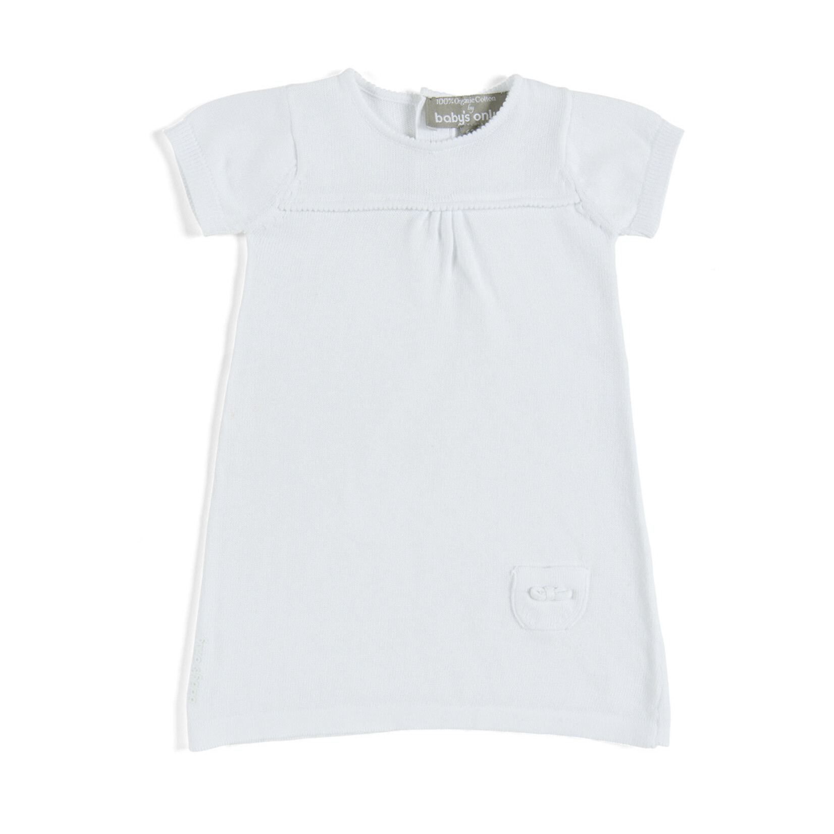 Babys Only Kleedje KM Knitted White