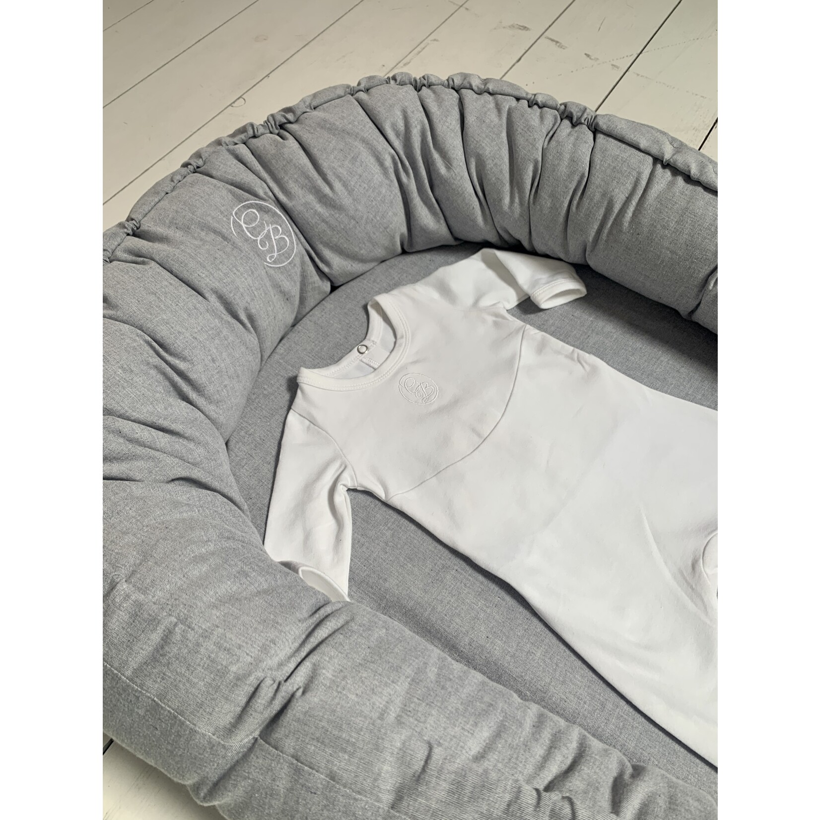 Charmi Baby Kruippakje Classic White