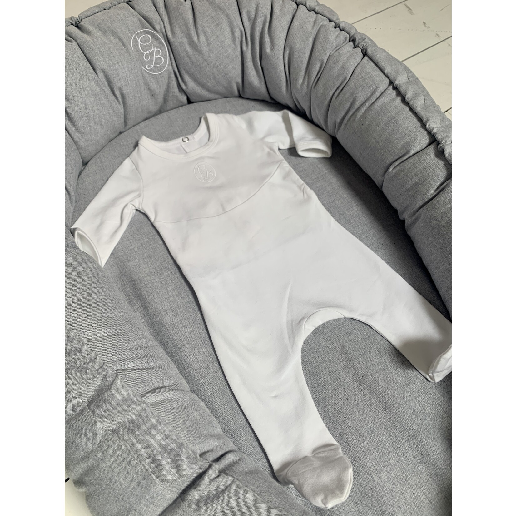 Charmi Baby Kruippakje Classic White