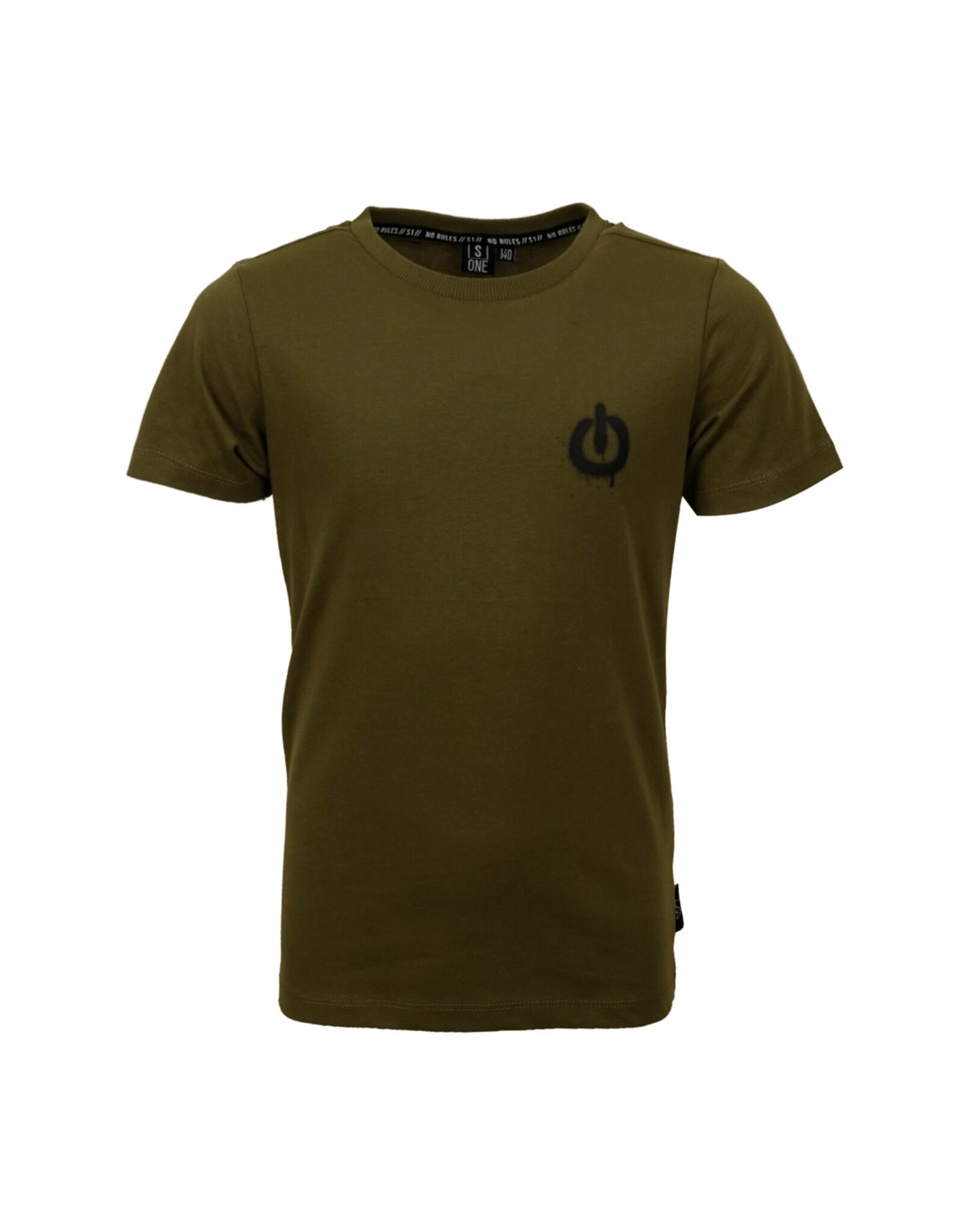 Someone TSHIRT KM JASPER-B-02-A DARK KHAKI