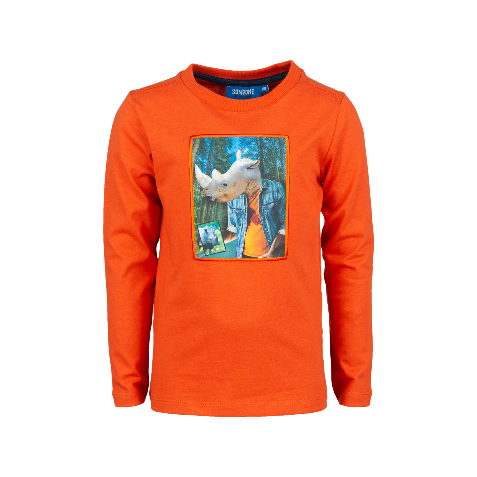 Someone Tshirt LM RINO-SB-03-B Orange