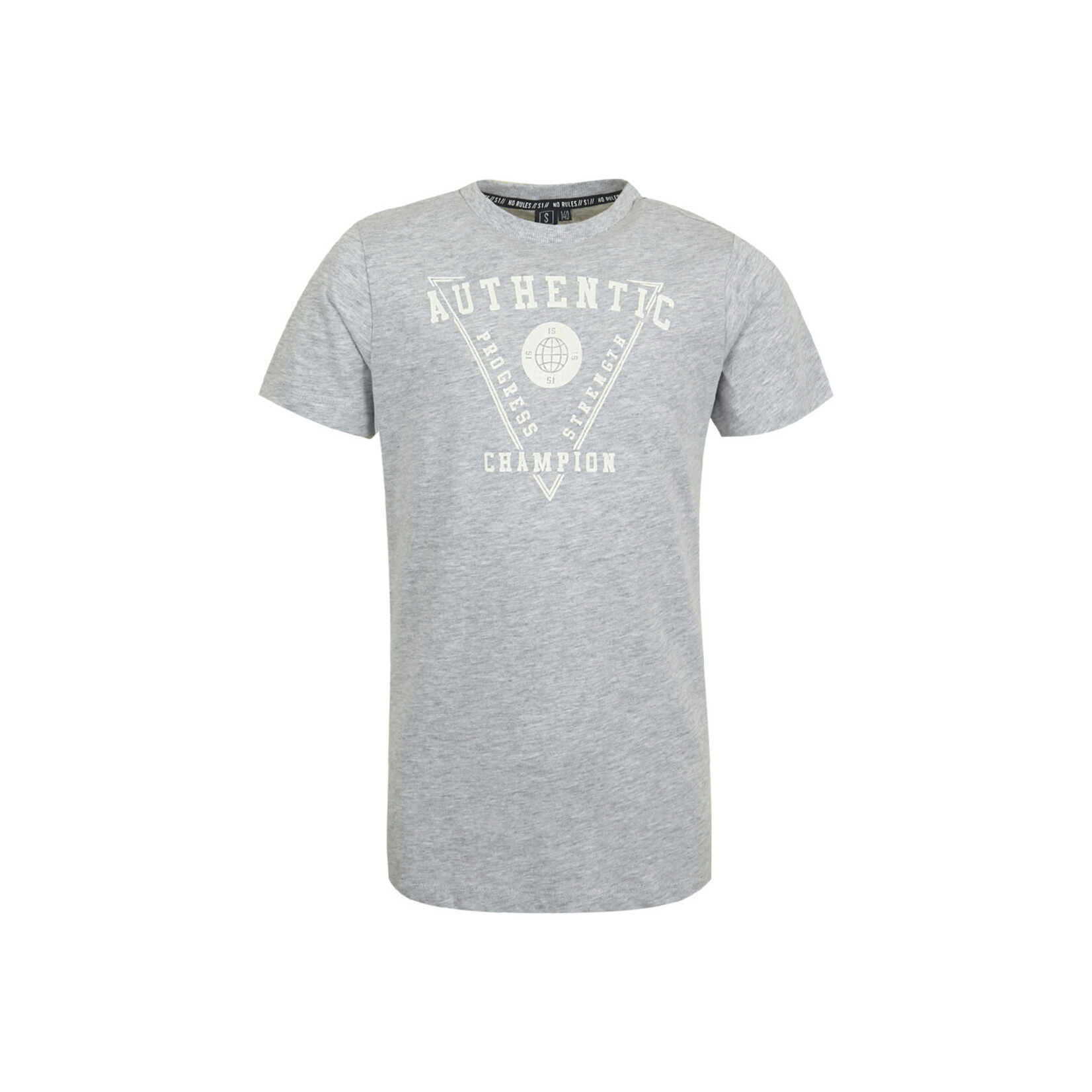Someone TSHIRT KM SOCIETY B 02 E GREY MELANGE