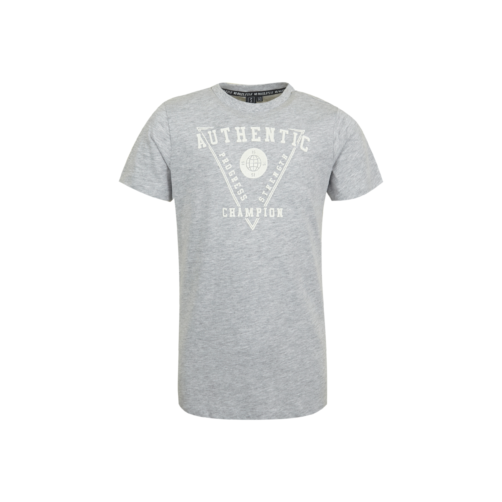 Someone TSHIRT KM SOCIETY B 02 E GREY MELANGE