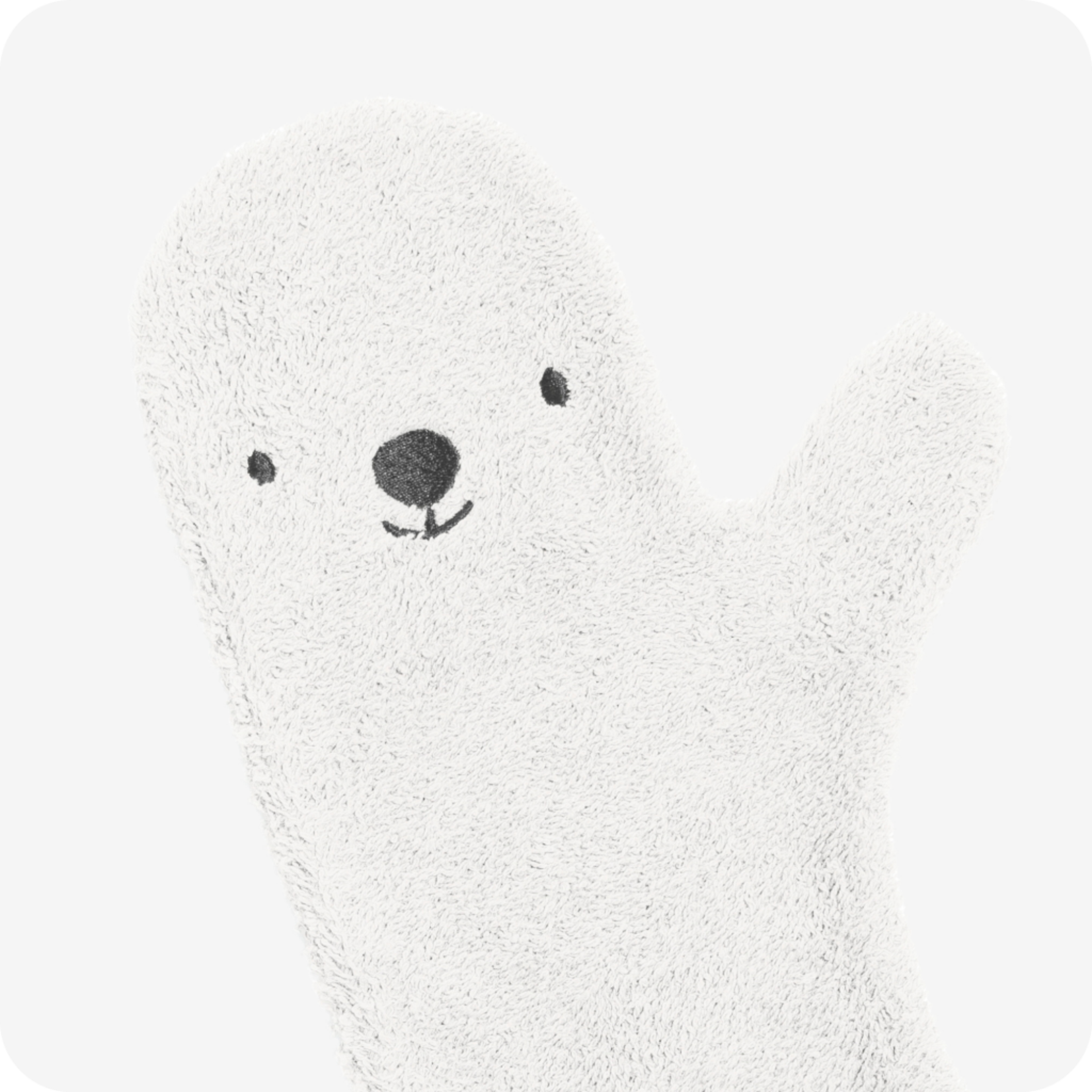 Nifty Baby Shower Glove White Bear