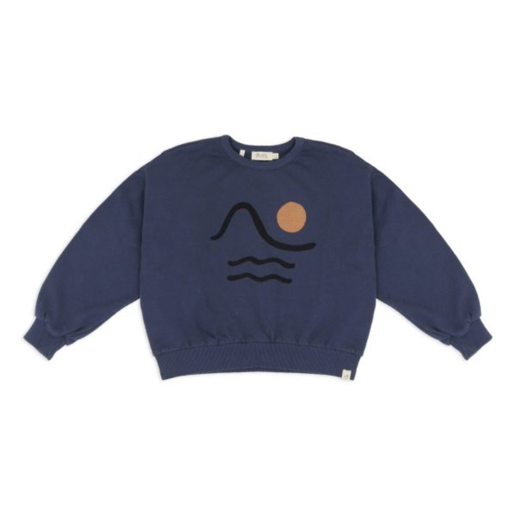 Dusq Sweater american fleece sea blue