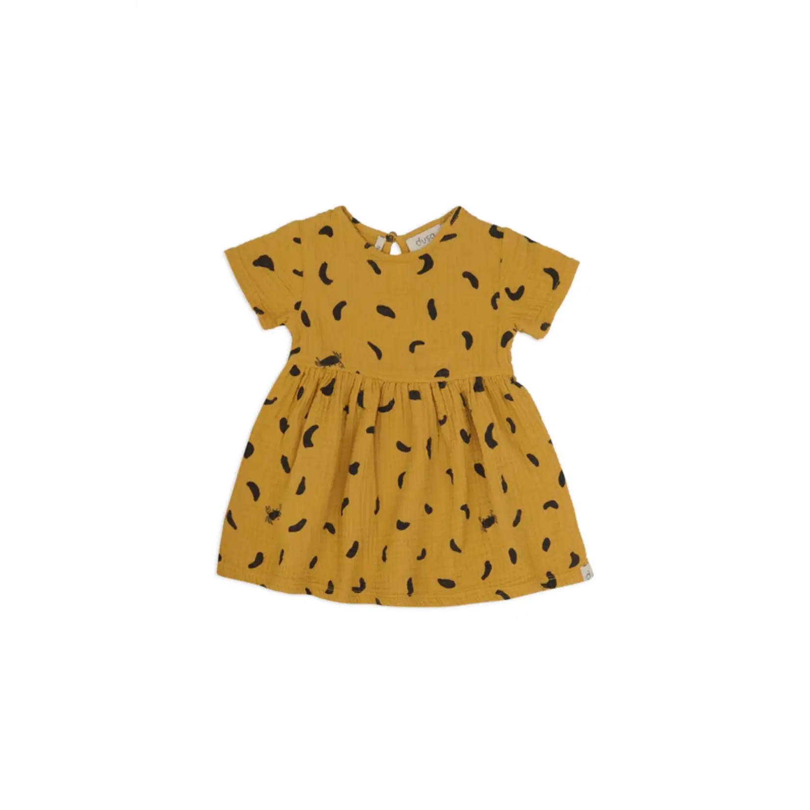 Dusq Jurk muslin cotton Mellow Yellow