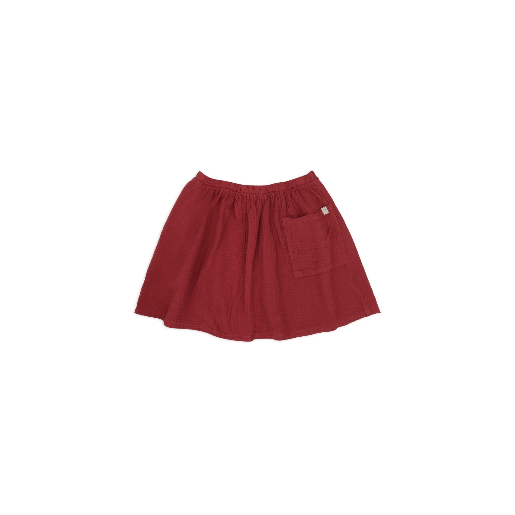 Dusq Rokje Muslin Cotton Clay Red