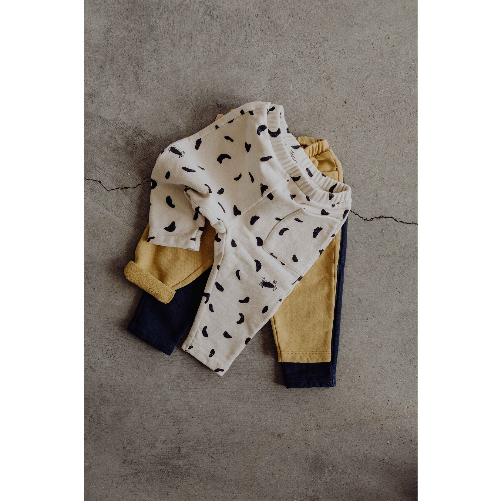 Dusq Broekje American Fleece Mellow Yellow