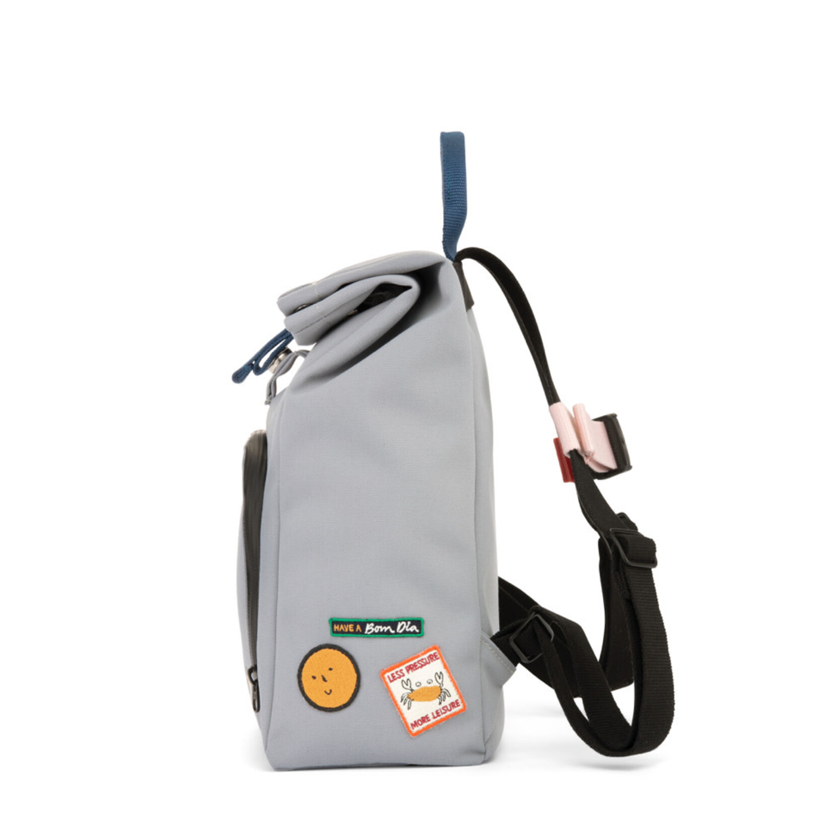 Dusq Mini Bag Canvas Cloud Grey /Ocean Blue