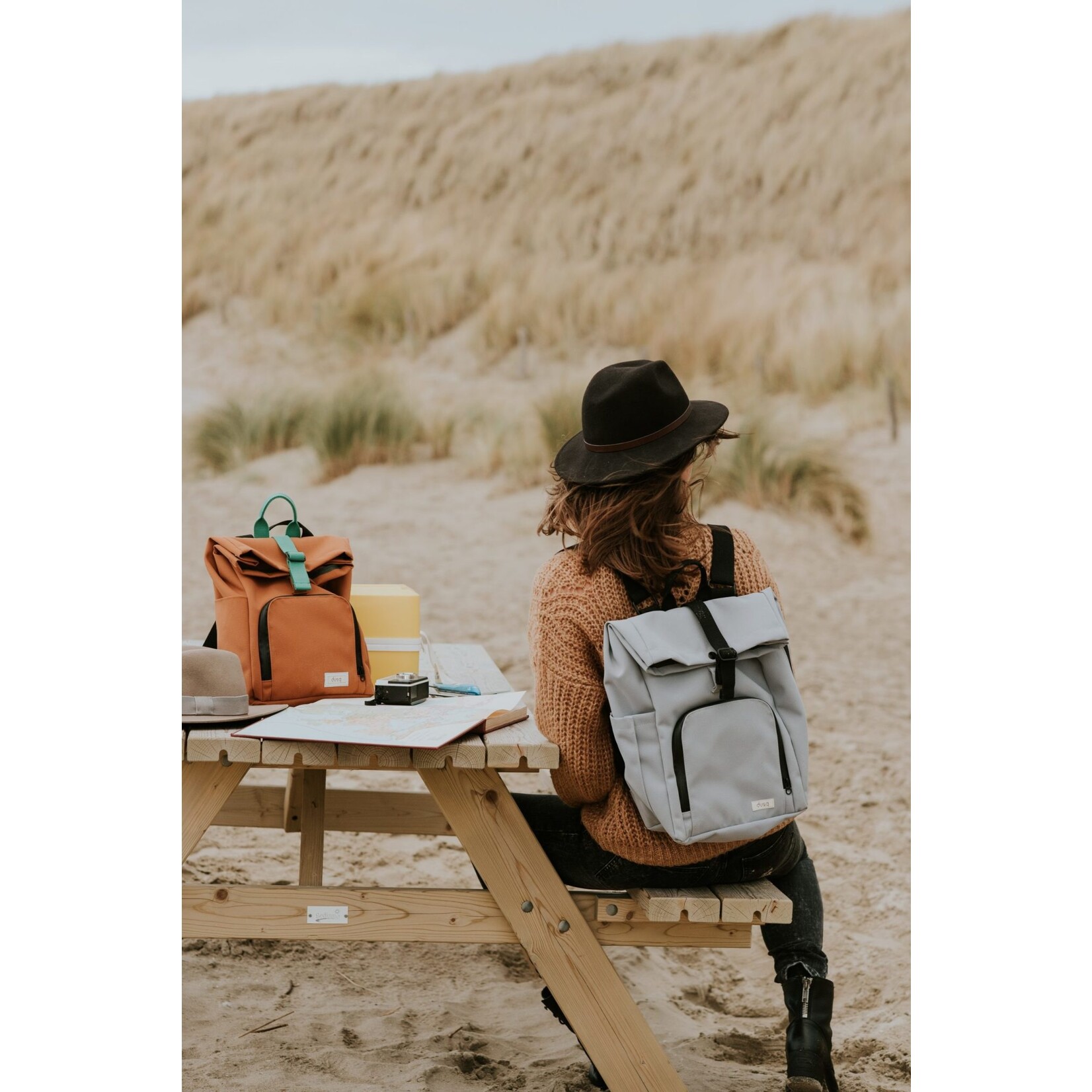 Dusq Vegan Bag Canvas Cloud Grey