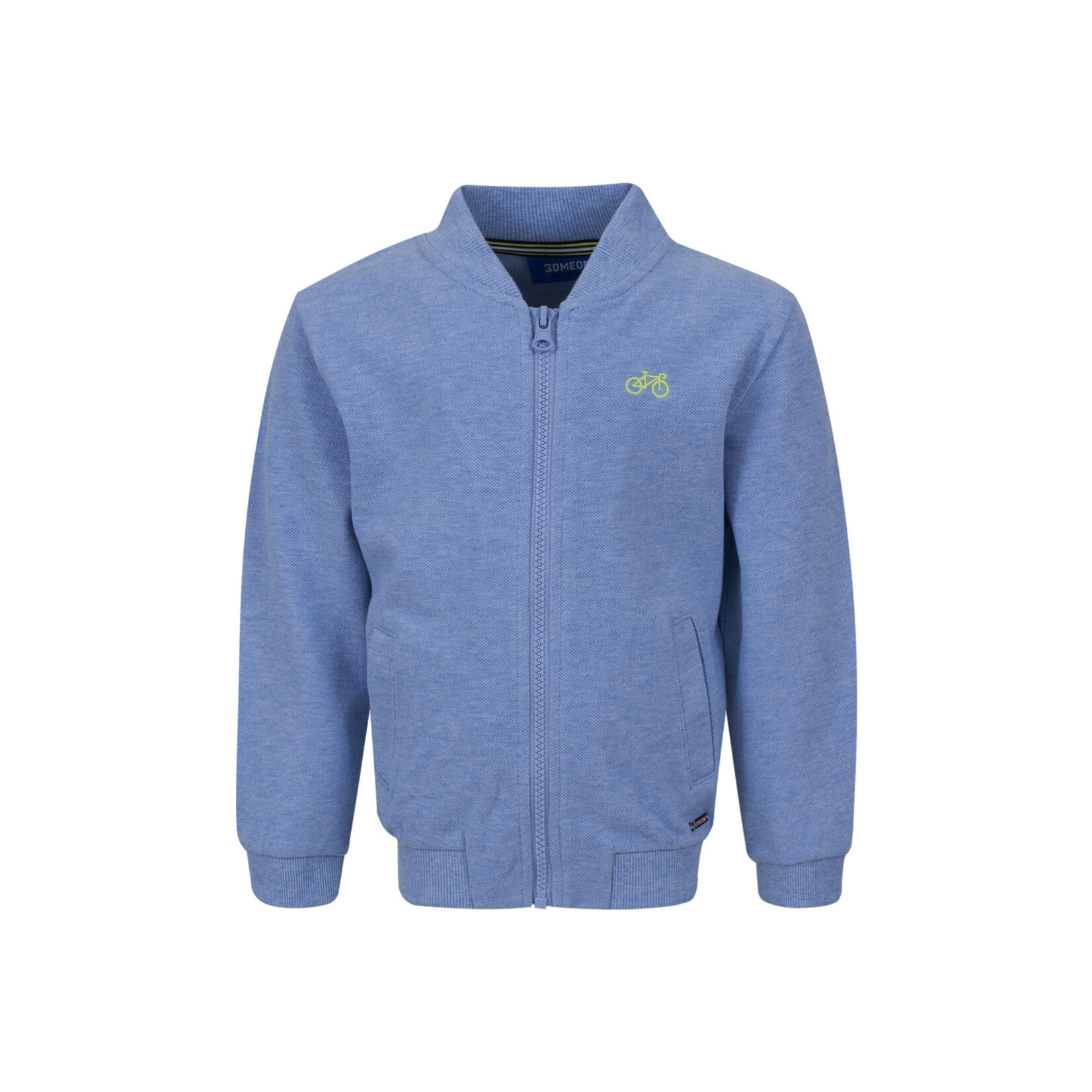 Someone SWEATER ABE-SB-08-F LIGHT BLUE MELANGE