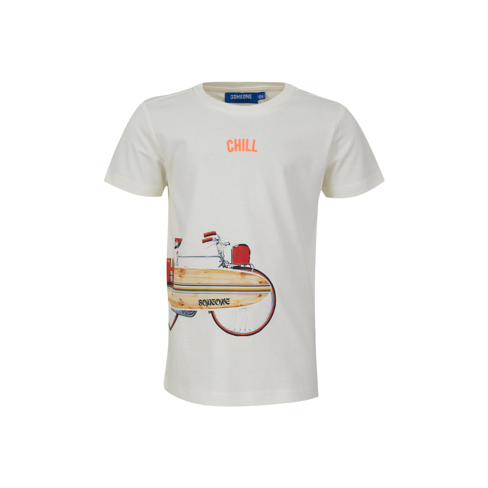 Someone TSHIRT KM CROSS-SB-02-B ECRU