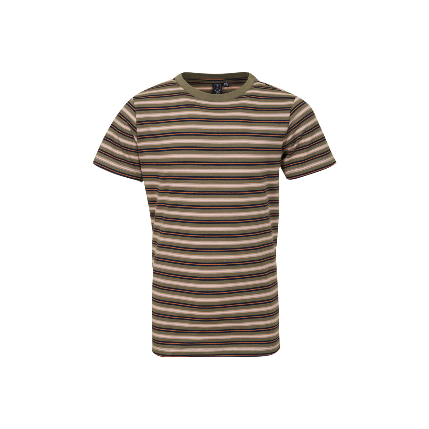 Someone TSHIRT KM SURFACE-B-02-B GREY KHAKI