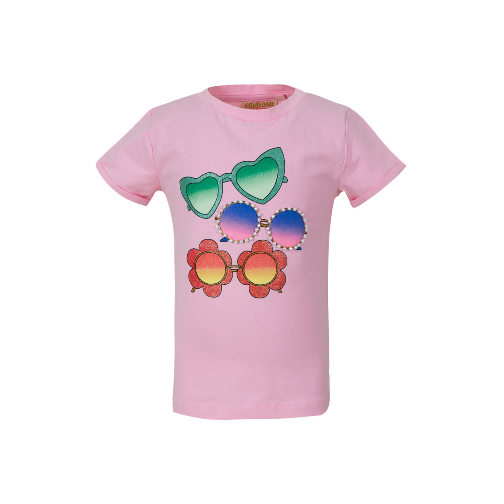 Someone TSHIRT KM LEONIE-SG-02-A LIGHT PINK