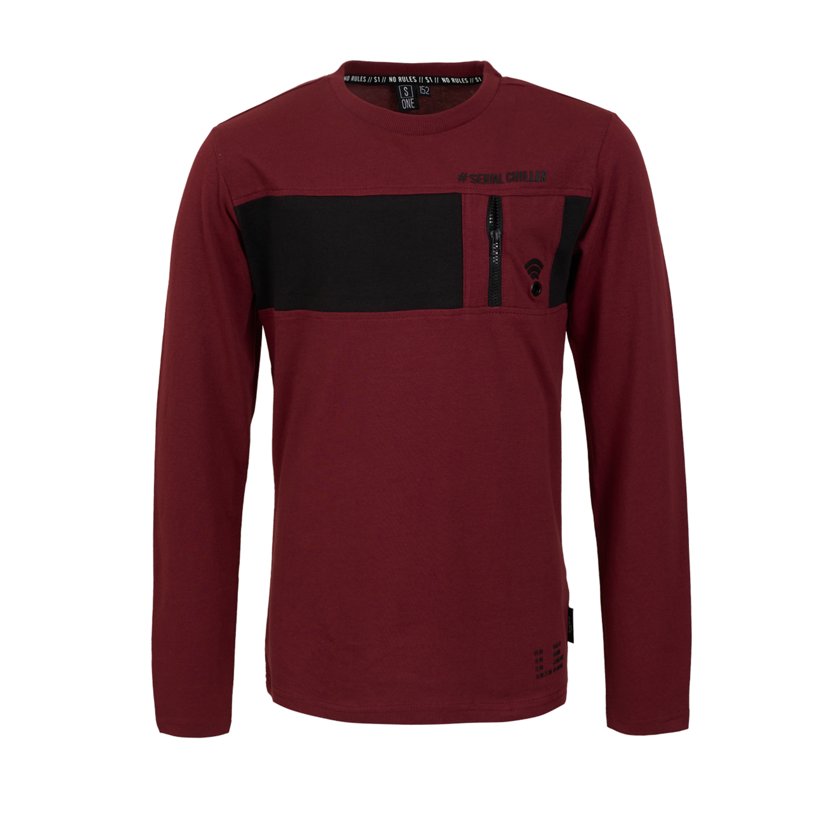 Someone CHILLER-B-03-D Bordeaux Tshirt LM