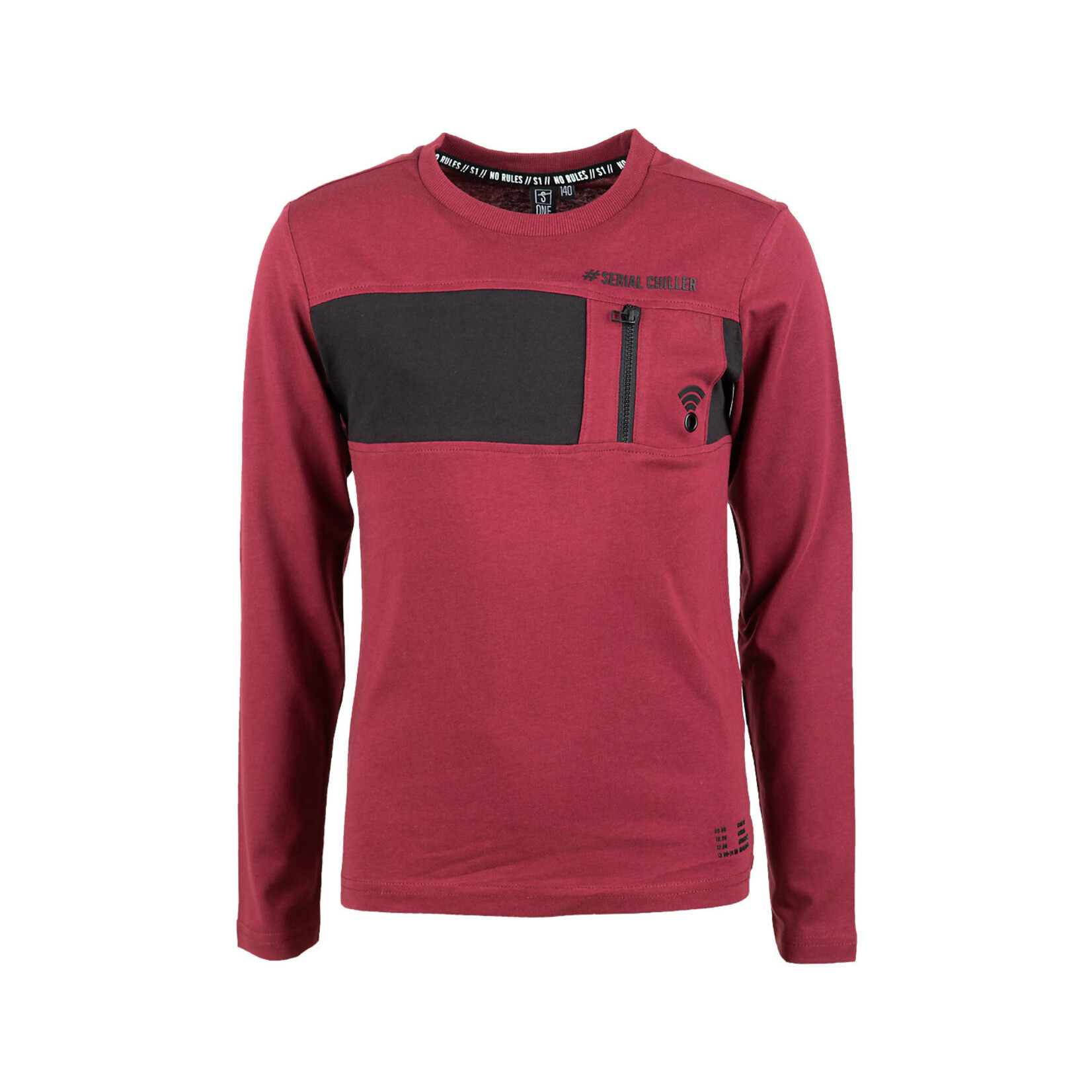 Someone CHILLER-B-03-D Bordeaux Tshirt LM