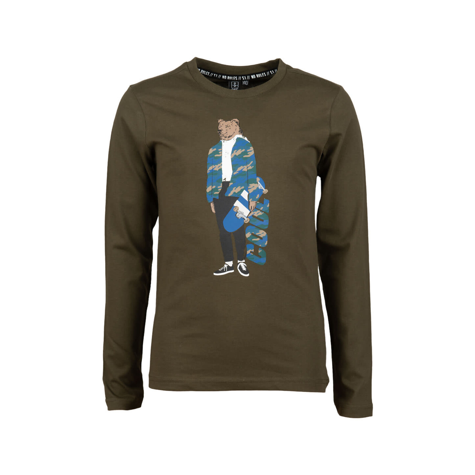 Someone GEOCAMO-B-03-D Khaki Tshirt LM