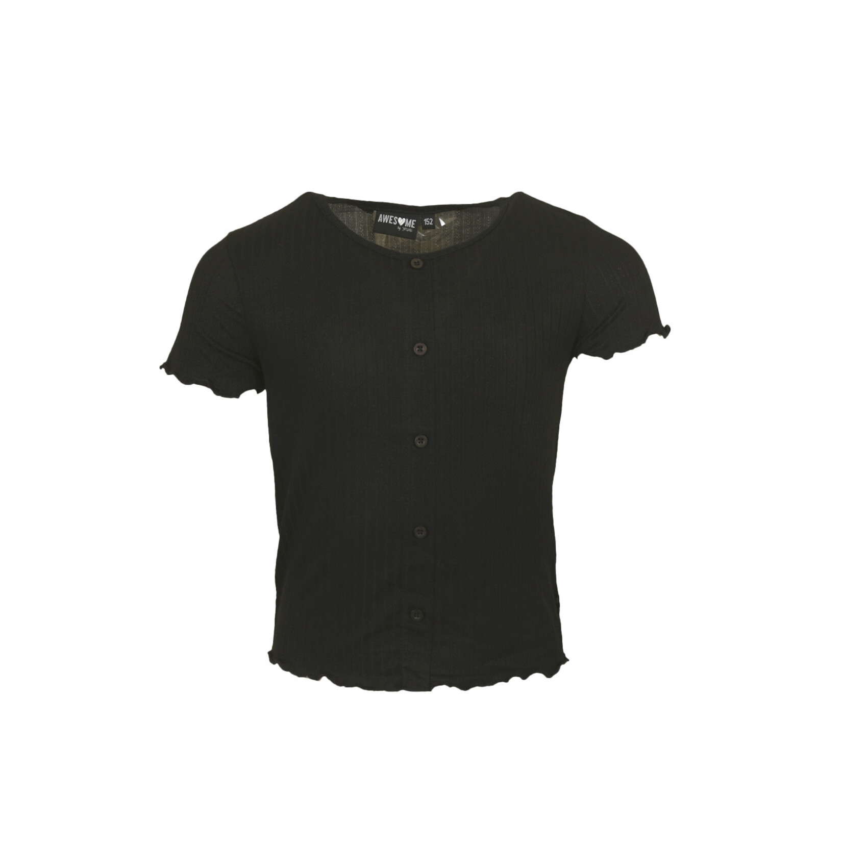 Someone TSHIRT KM LIESBETH-G-02-C BLACK