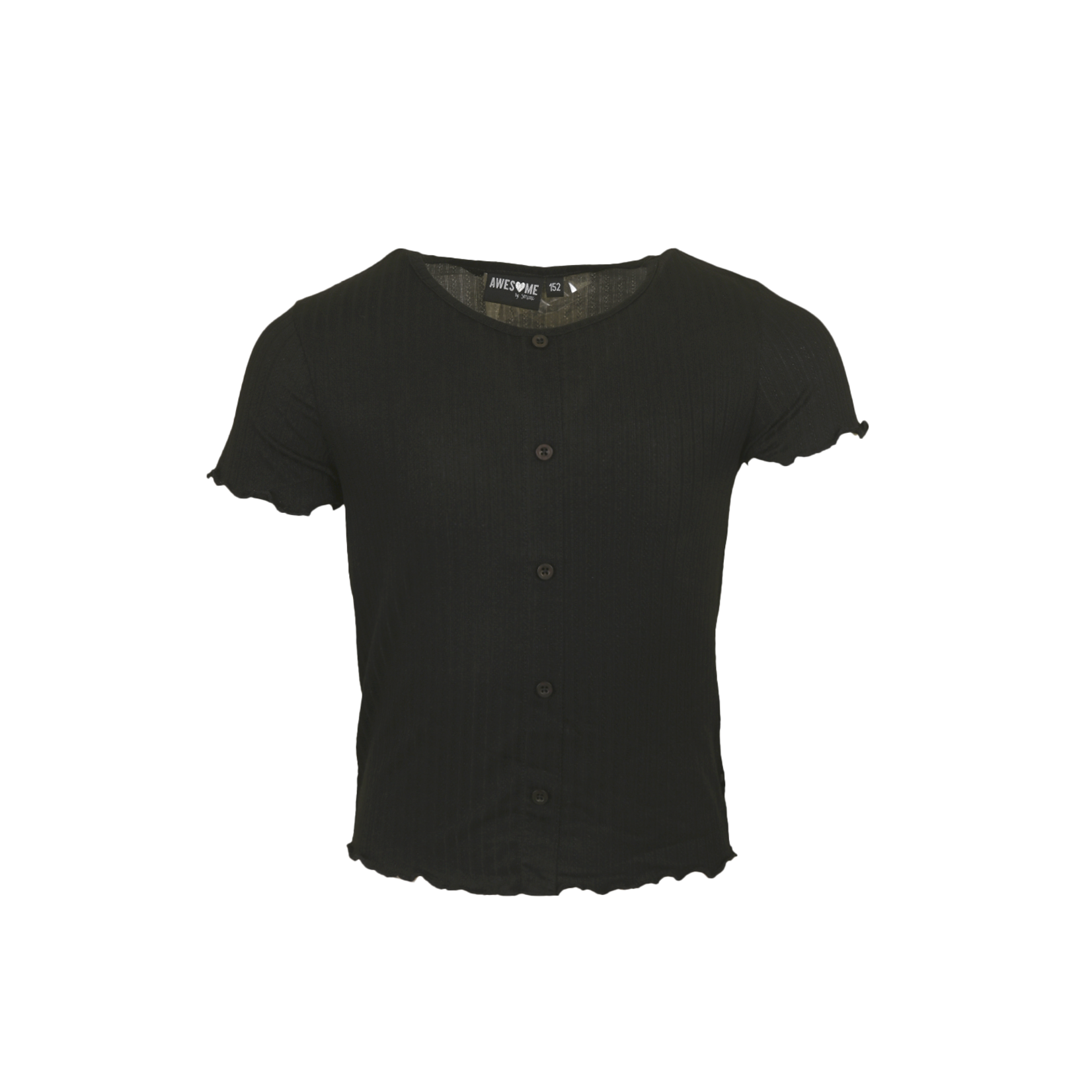 Someone TSHIRT KM LIESBETH-G-02-C BLACK