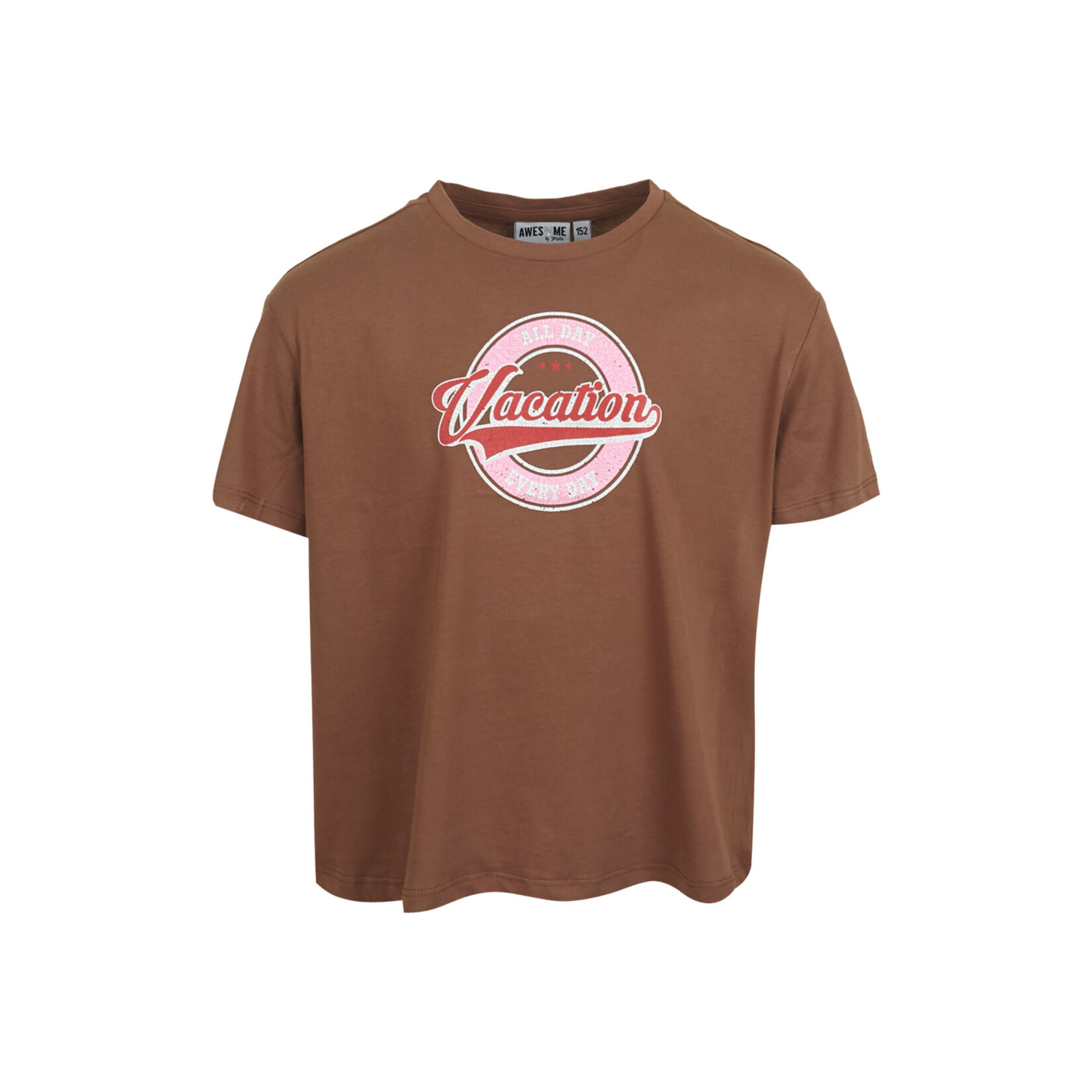 Someone TSHIRT KM EEF-G-02-D BROWN