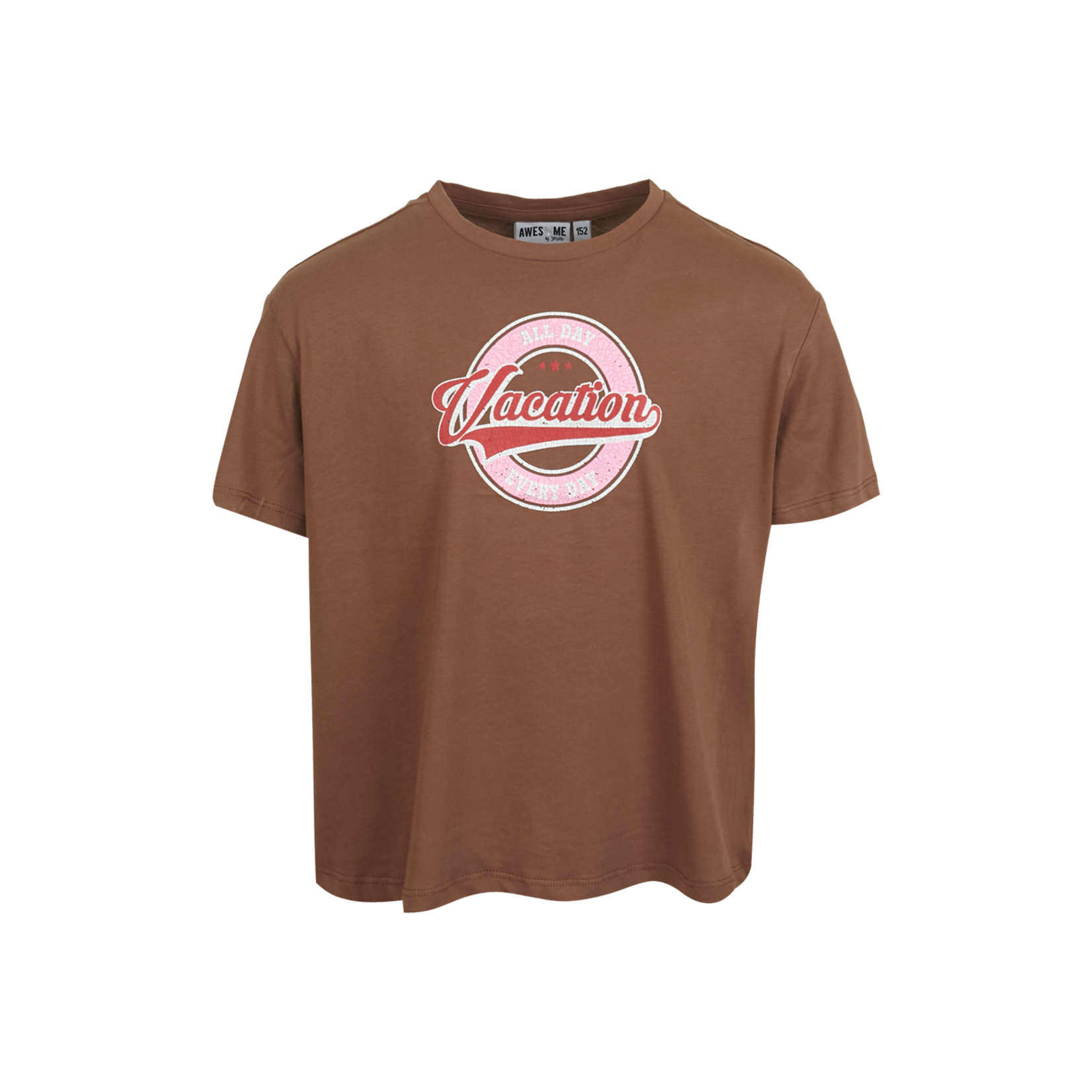 Someone TSHIRT KM EEF-G-02-D BROWN