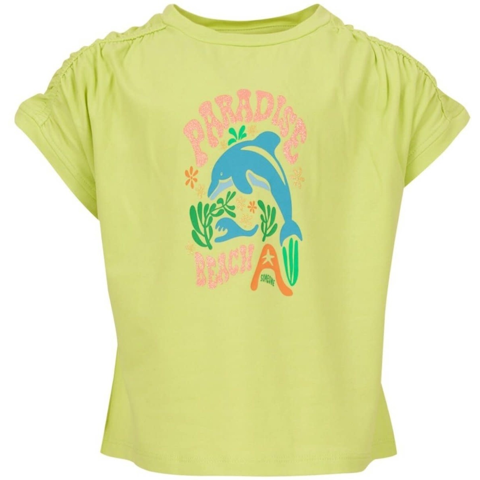 Someone TSHIRT KM RHODOS-SG-02-A FLUO YELLOW