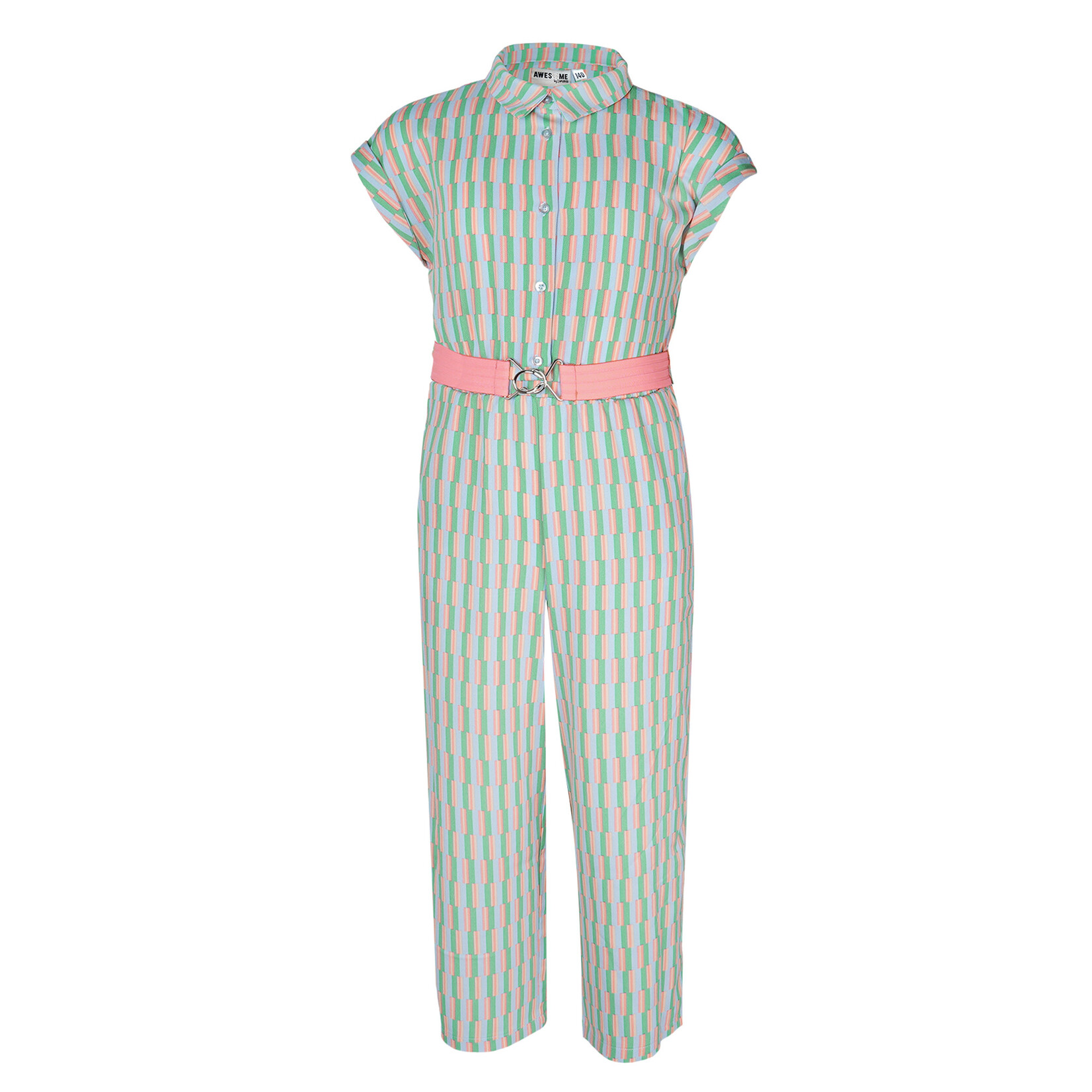 Someone JUMPSUIT ANNELIES-G-64-G LIGHT BLUE