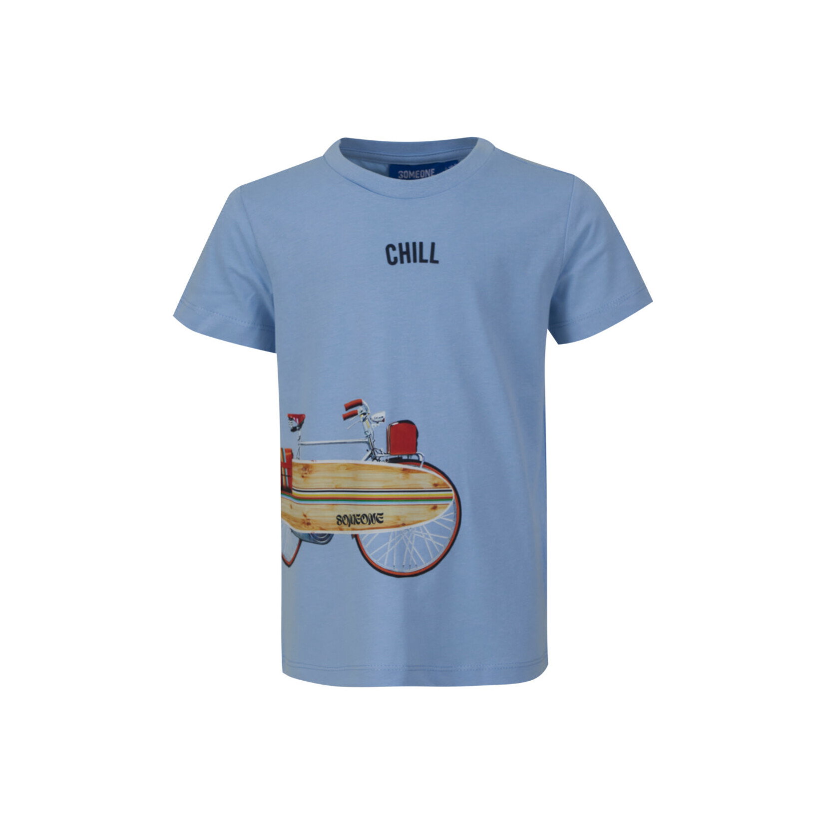 Someone TSHIRT KM CROSS-SB-02-B LIGHT BLUE