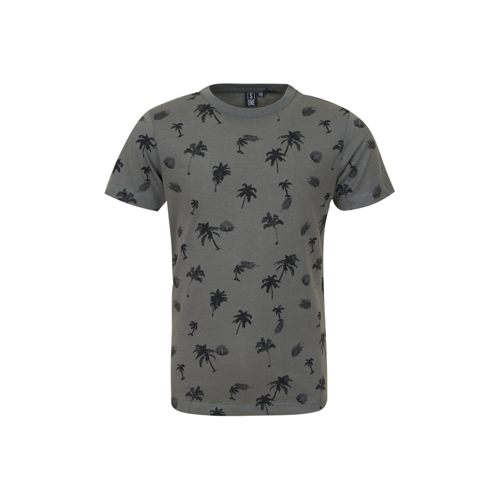 Someone TSHIRT KM MANU-B-02-G GREY KHAKI