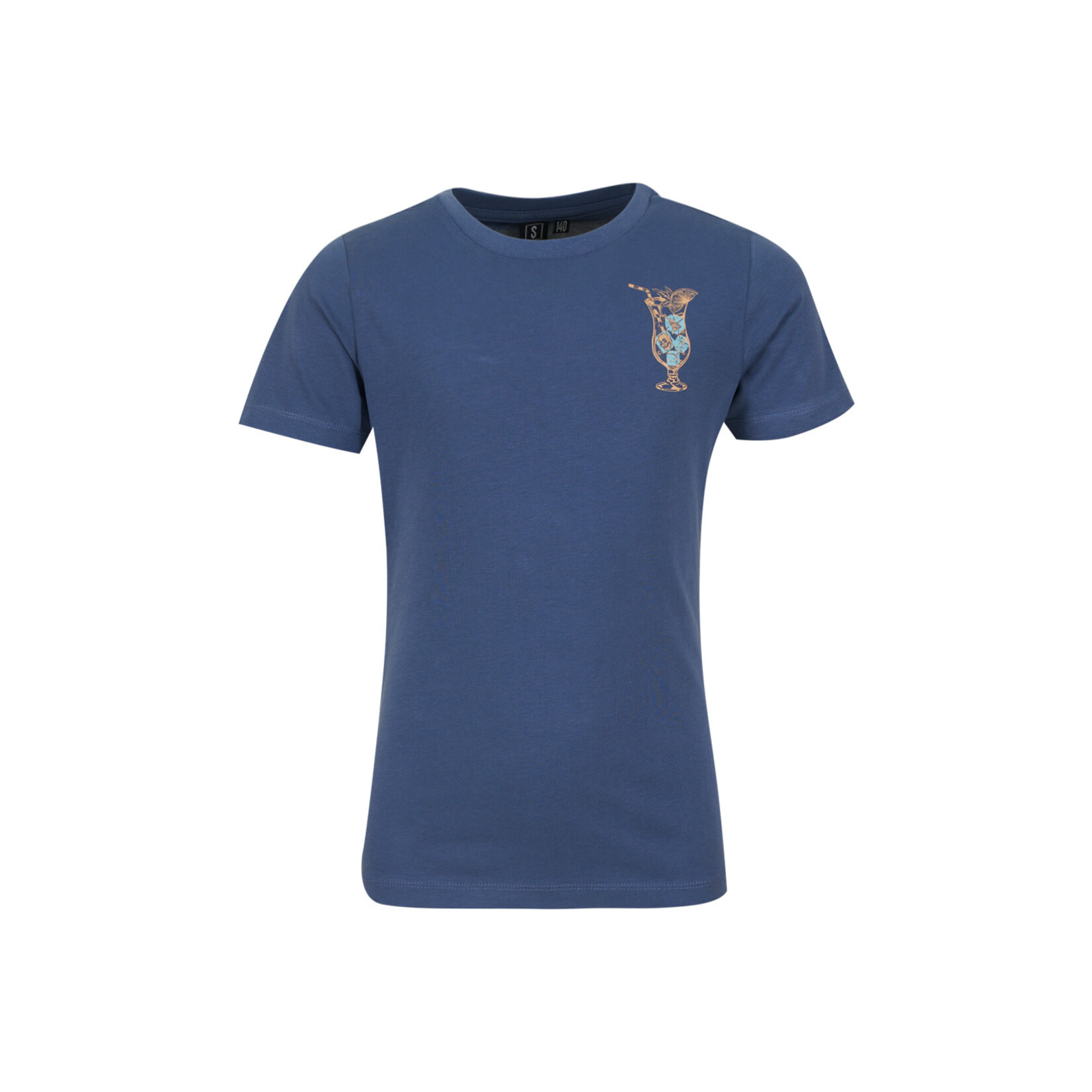 Someone TSHIRT KM RODNEY-B-02-E BLUE GREY