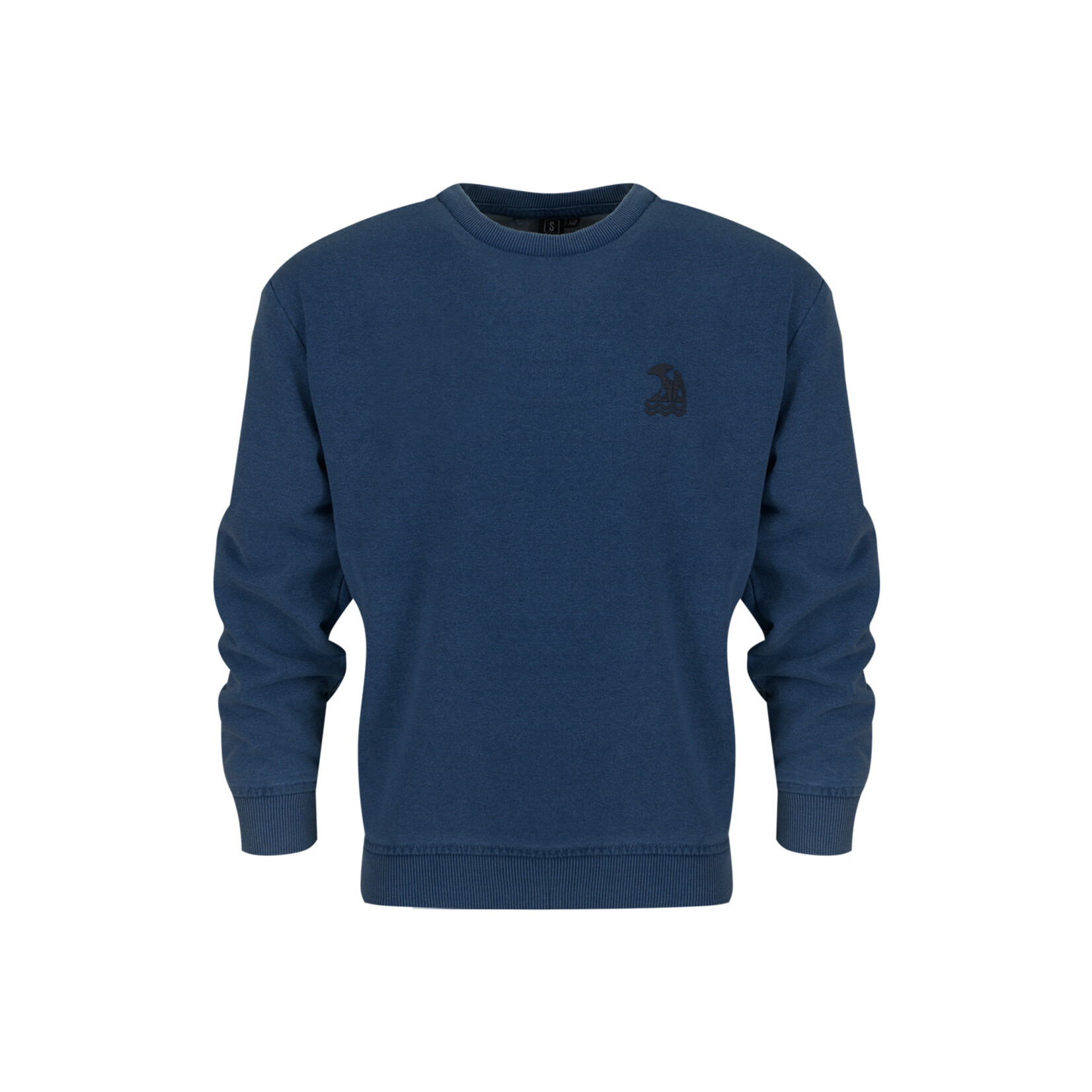 Someone SWEATER MANU-B-16-E BLUE DENIM