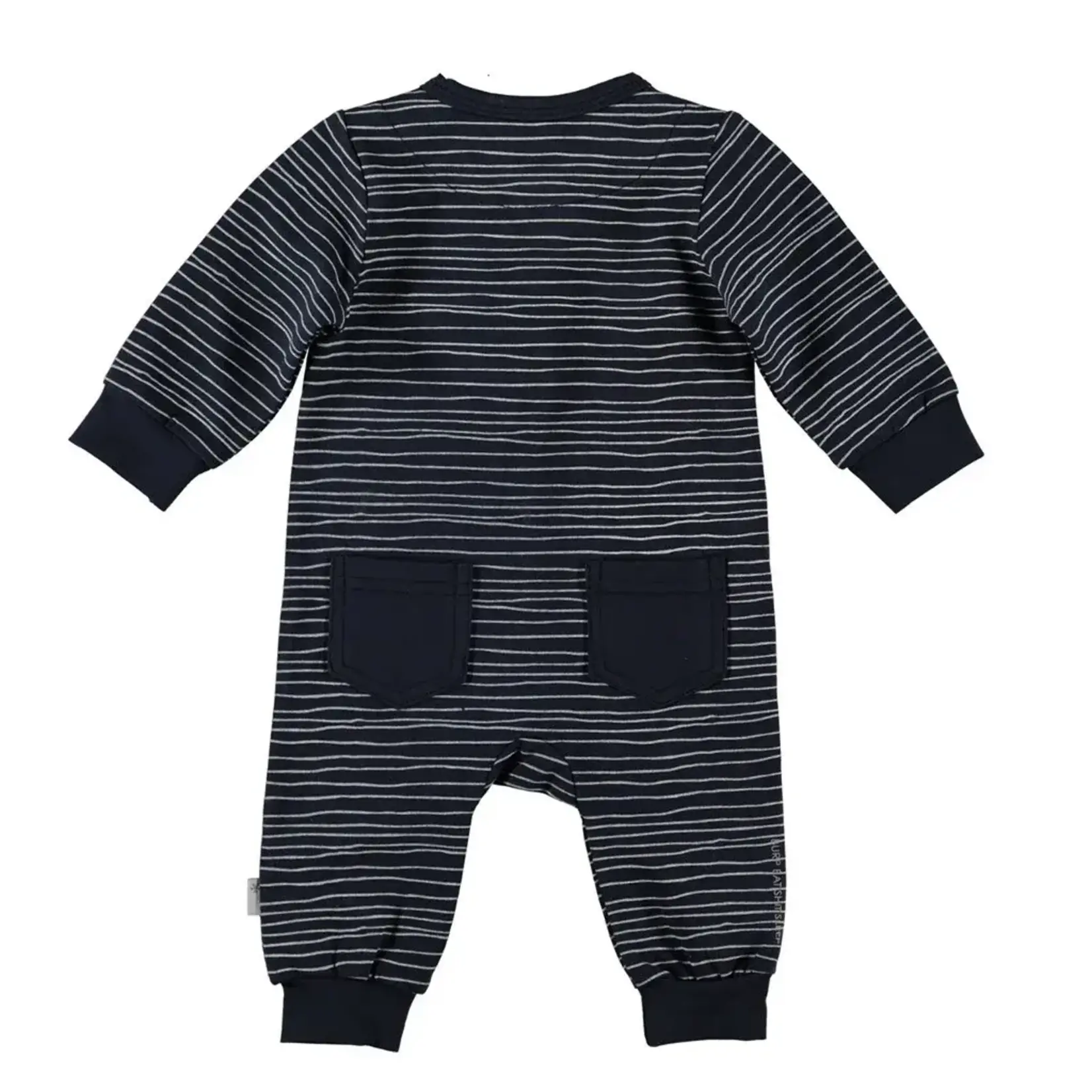 BESS Kruippakje Pinstripe Blue