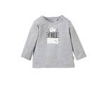 BESS Shirt Free Hugs Day Grijs L.SL