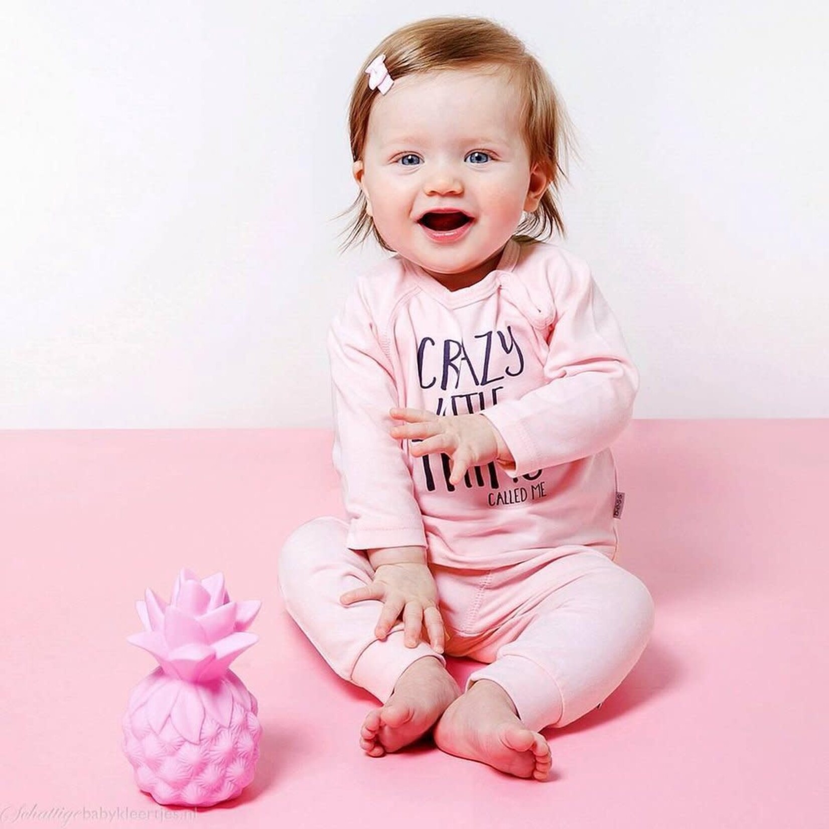 BESS Shirt Crazy Little Thing L.SL Pink