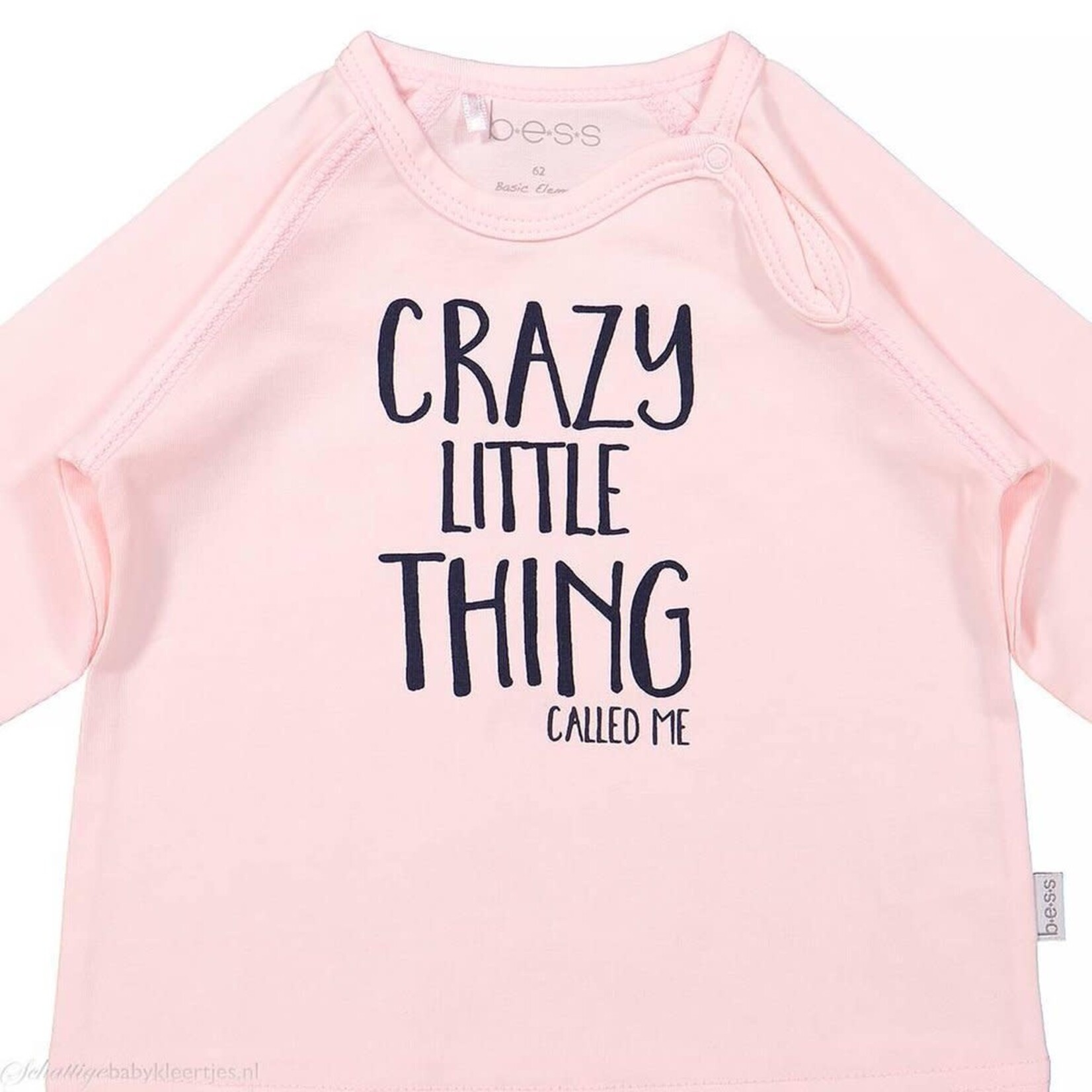 BESS Shirt Crazy Little Thing L.SL Pink