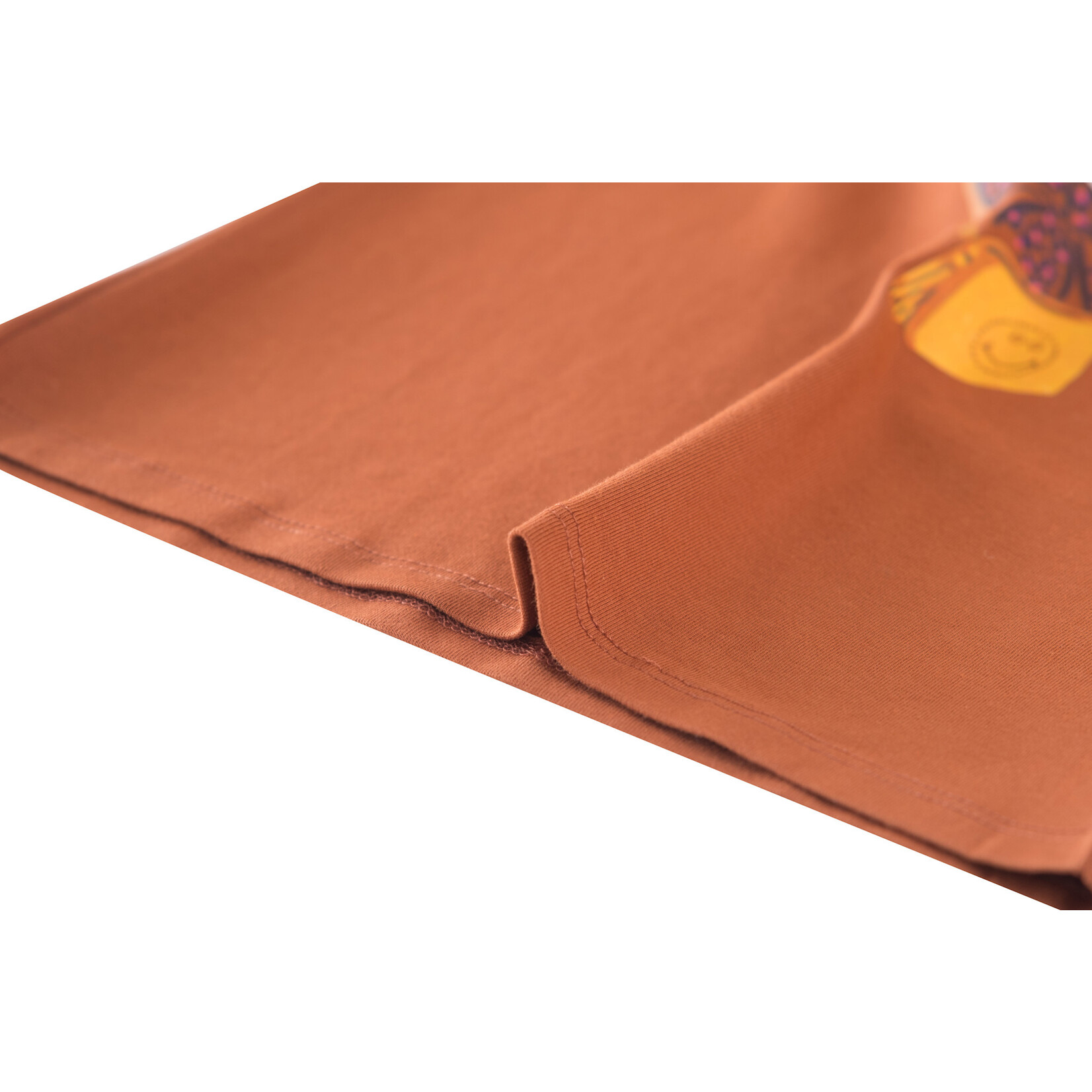 Someone TSHIRT LM BONJOUR-SG-03-K COGNAC