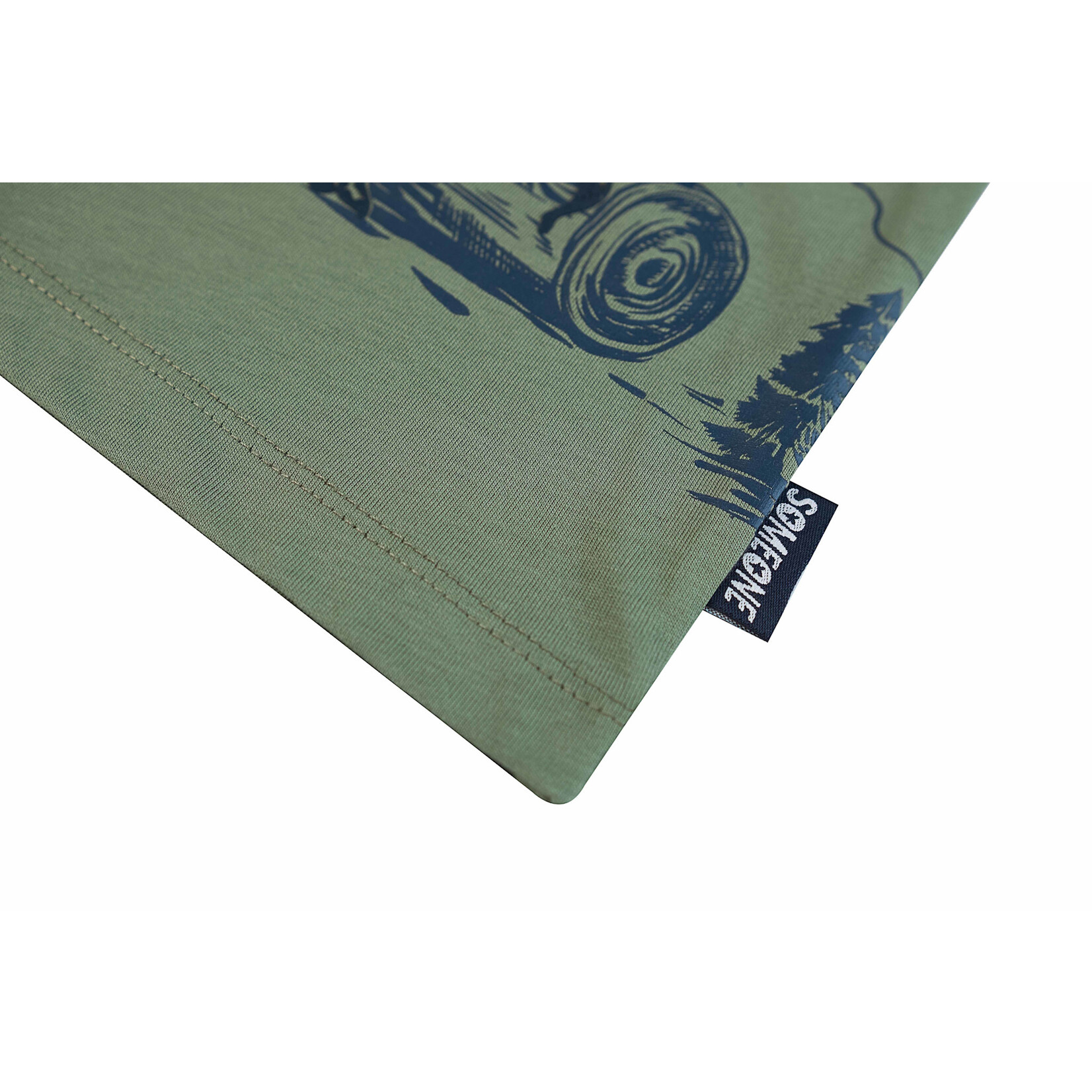 Someone TSHIRT LM DINOSO-SB-03-D LIGHT KHAKI