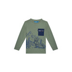 Someone TSHIRT LM DINOSO-SB-03-D LIGHT KHAKI