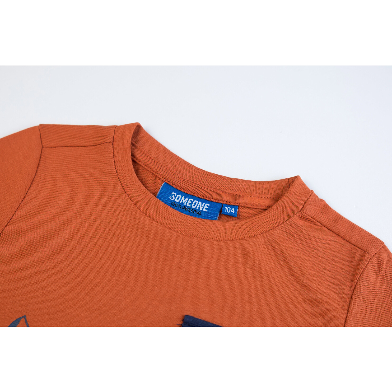 Someone TSHIRT LM DINOSO-SB-03-D ORANGE