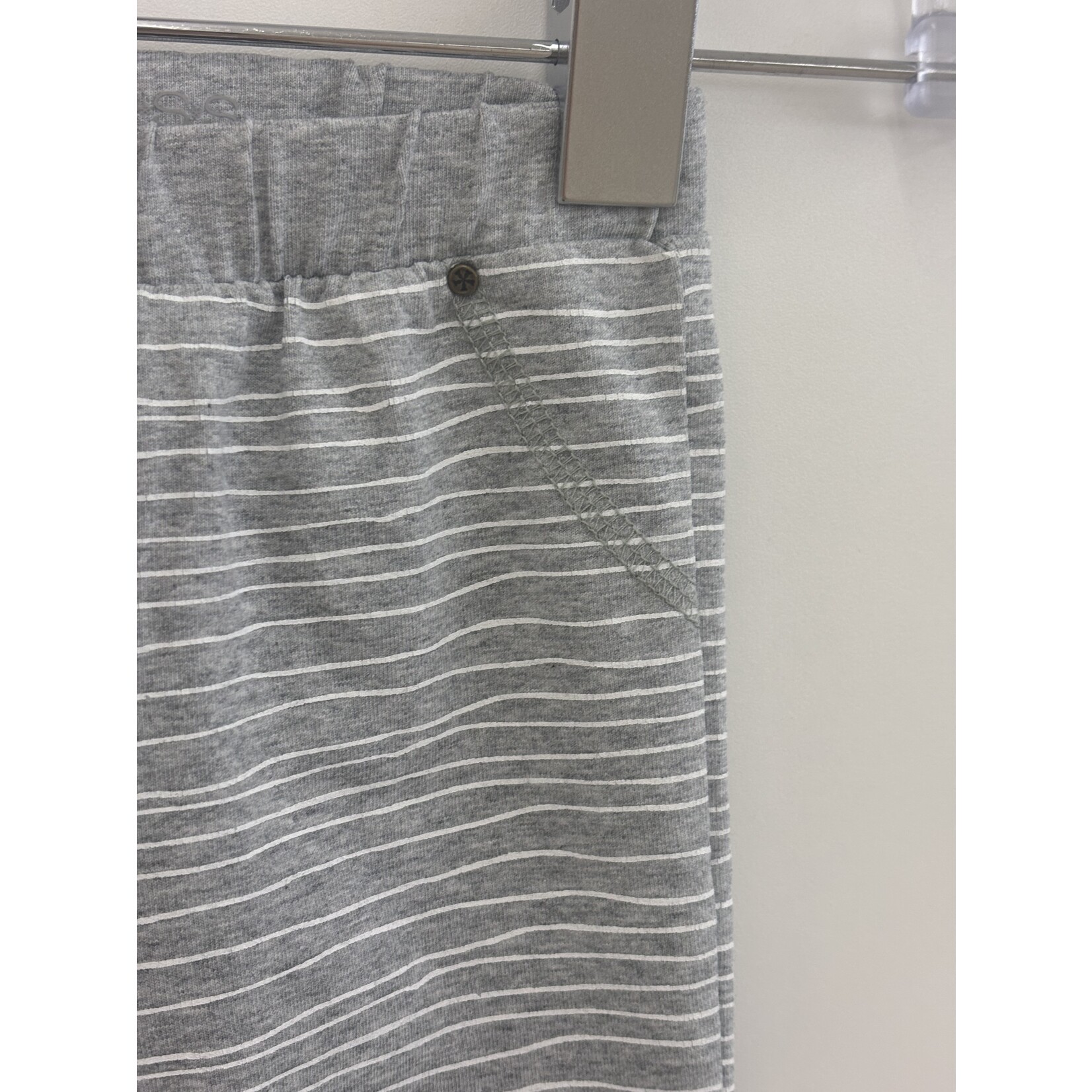 BESS Broek Pinstripe White