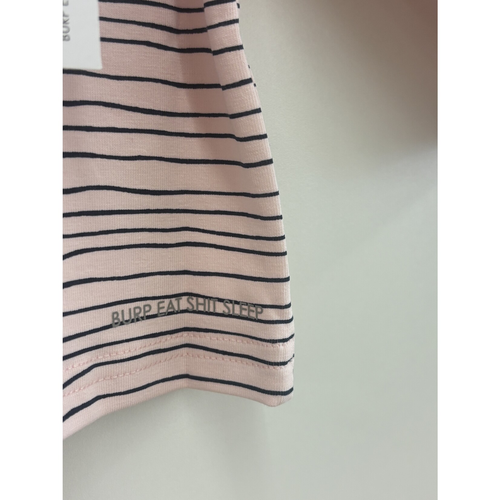 BESS Shirt You Stole My Heart Pinstripe Pink