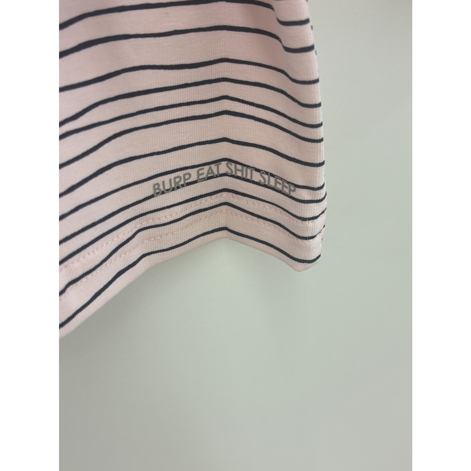 BESS Shirt You Stole My Heart Pinstripe Pink