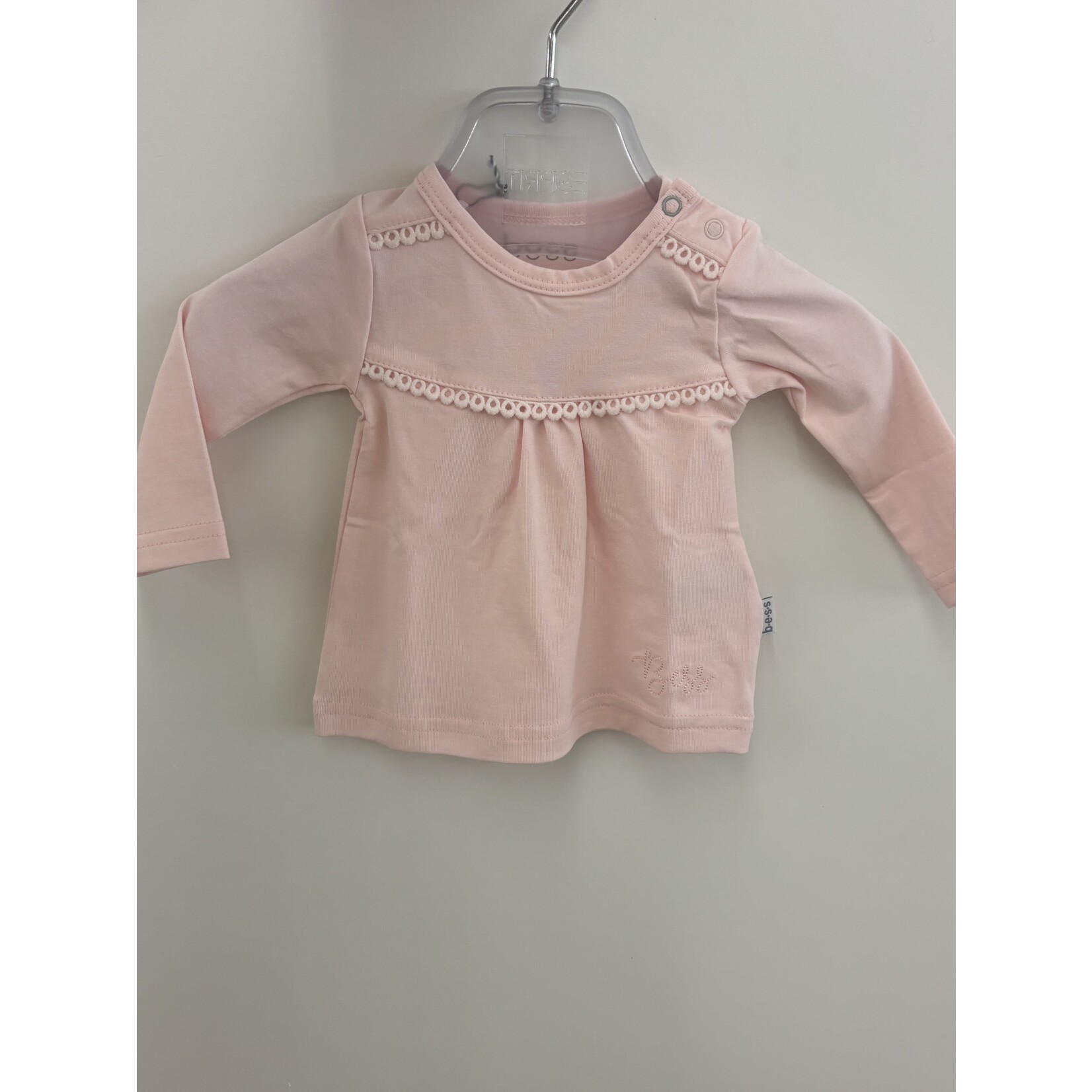 BESS Shirt Crochet pink L.SL